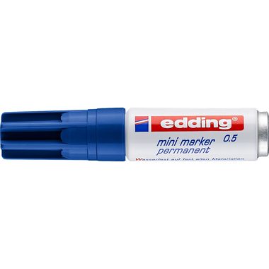 edding, EDDING Mini Marker permanent 1,5-3mm 0-3 blau
