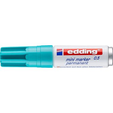 edding, EDDING Mini Marker permanent 1,5-3mm 0-14 t&uuml;rkis