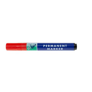 BÜROLINE, B&Uuml;ROLINE Permanent Marker 1-4mm 222255 rot