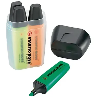 STABILO, STABILO Textmarker BIG BOSS 7004-3 4 Farben ass.