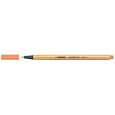 STABILO, STABILO Faserschreiber Point 88 0,4mm 88/054 neonorange