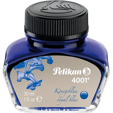 Pelikan, PELIKAN Tinte 4001 30ml 301010 k&ouml;nigsblau