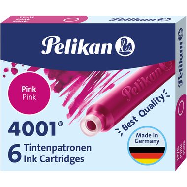 Pelikan, PELIKAN Tintenpatrone TP/6 pink 6 St&uuml;ck