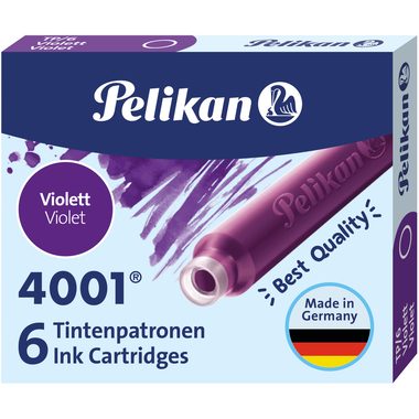 Pelikan, Pelikan -  Tinte 4001 TP/6 301697 violett 6 Stück