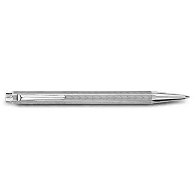 Caran d'Ache, CARAN D'ACHE Kugelschreiber Ecridor Chevron 890.286 silber