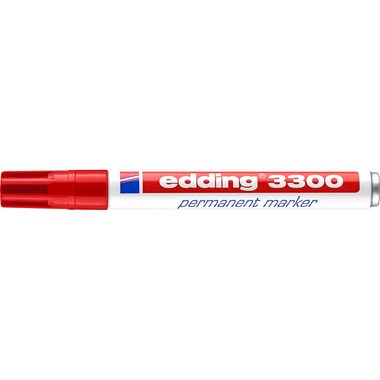 edding, EDDING Permanent Marker 3300 1-5mm 3300-2 rot