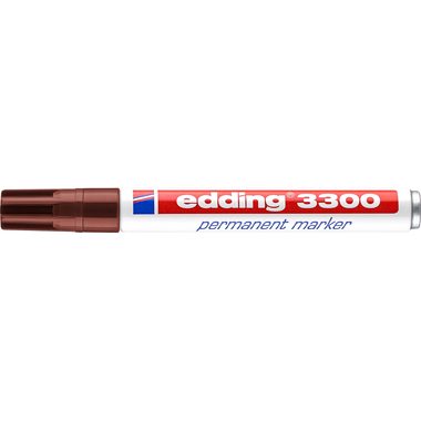 edding, EDDING Permanent Marker 3300 1-5mm 3300-7 braun