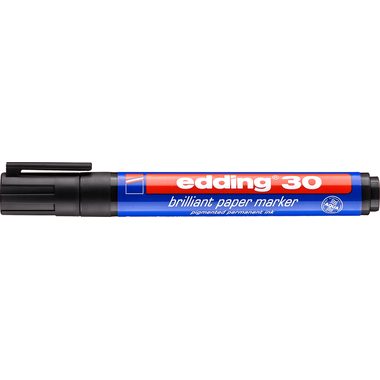 edding, EDDING Permanent Marker 30 30-1 schwarz