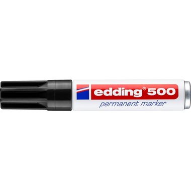 edding, EDDING Permanent Marker 500 2-7mm 500-1 schwarz