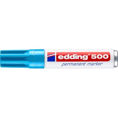 edding, EDDING Permanent Marker 500 2-7mm 500-10 hellblau