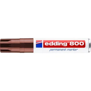 edding, EDDING Permanent Marker 800 4-12mm 800-7 braun