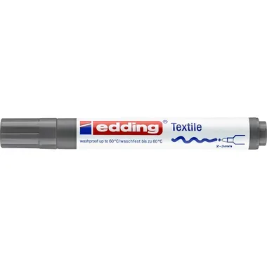 edding, EDDING T-Shirt-Marker 4500 2-3mm 4500-12 grau