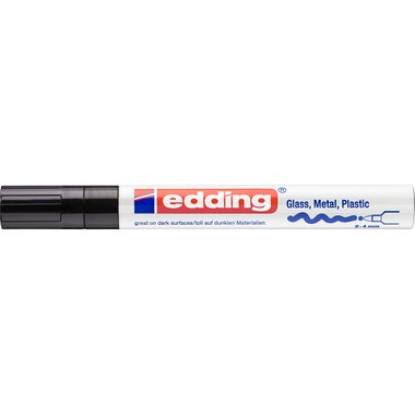 edding, EDDING Paintmarker 750 2-4mm 750-1 CREA schwarz