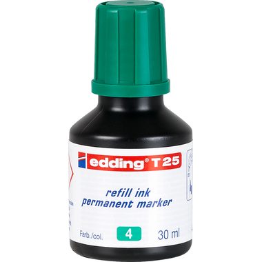 edding, EDDING Nachf&uuml;lltuschen T25 T-25-4 gr&uuml;n 30ml