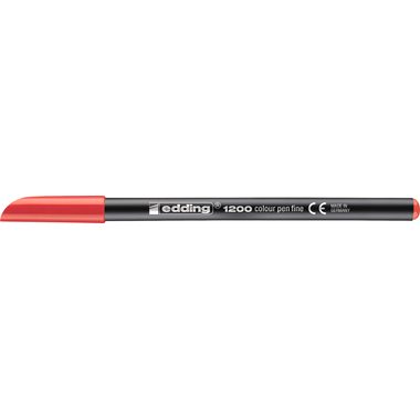 edding, EDDING Faserschreiber 1200 0.5-1mm 1200-2 rot