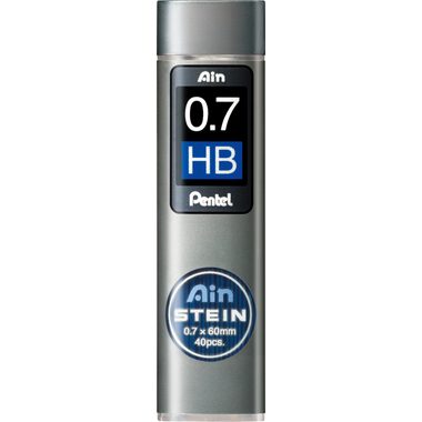 Pentel, PENTEL Bleistiftmine AINSTEIN 0.7mm C277-HBO schwarz/40 St&uuml;ck HB