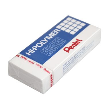Pentel, PENTEL Radierer Hi-Polymer ZEH-20 weiss 73x33x13,5mm
