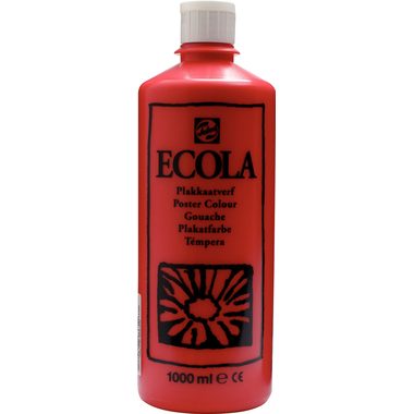 Talens, TALENS Plakatfarbe 1000ml 0971-3340 rot