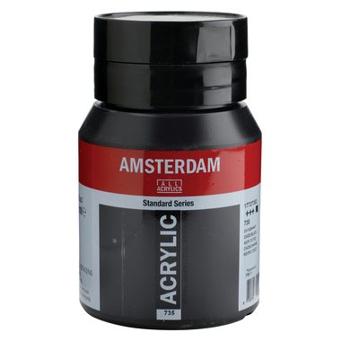 Amsterdam, Acrylfarbe Amsterdam 500ml 17727352 oxidschwarz