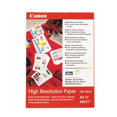 Canon, CANON Papier High Resolution A4 HR101NA4 Bubble-Jet, 106g 50 Blatt