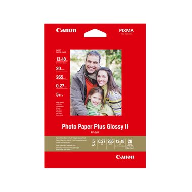 Canon, CANON Photo Paper Plus 265g 13x18cm PP2015x7 InkJet glossy II 20 Blatt