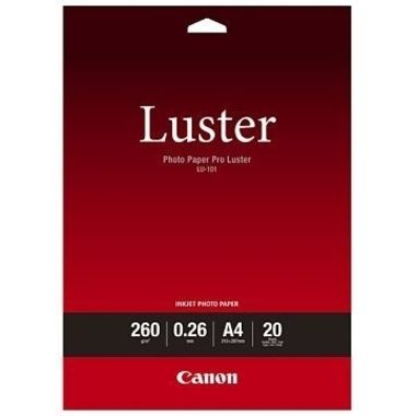 Canon, CANON Photo Paper Pro Luster A4 LU101A4 InkJet, 260g 20 Blatt