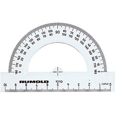 RUMOLD, RUMOLD Schulwinkelmesser 10cm 1010 180&deg;
