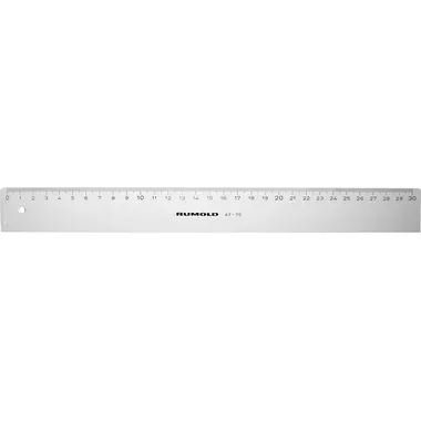 RUMOLD, RUMOLD Flachlineal 30cm FL47/30 transparent