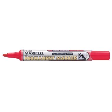 Pentel, PENTEL Marker Maxiflo 4,5mm NLF50-BO rot