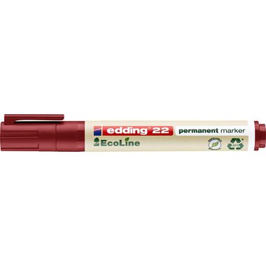 edding, EDDING Permanent Marker 22 1.0-5.0mm 22-2 rot