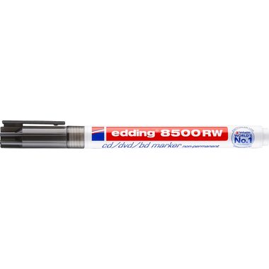 edding, EDDING Marker 8500RW CD/DVD/BD 1mm 8500-1 schwarz non-perm.