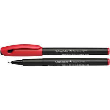 Schneider, SCHNEIDER Fineliner Topliner 967 0,4mm 9672 rot