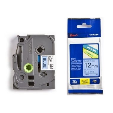 PTOUCH, PTOUCH Band, laminiert schwarz/blau TZe-531 PT-1280VP 12 mm
