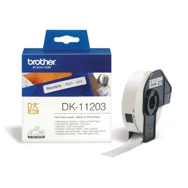 PTOUCH, PTOUCH Ordner-Etiketten 17x87mm DK-11203 QL-500/550 300 Stk./Rolle