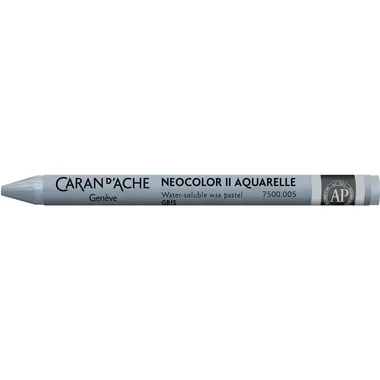 Caran d'Ache, CARAN D'ACHE Wachsmalstift Neocolor II 7500.005 grau