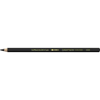 Caran d'Ache, CARAN D'ACHE Farbstifte Supracolor 3,8mm 3888.009 schwarz