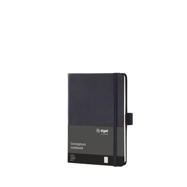CONCEPTUM, CONCEPTUM Notizbuch A6 CO131 kariert schwarz
