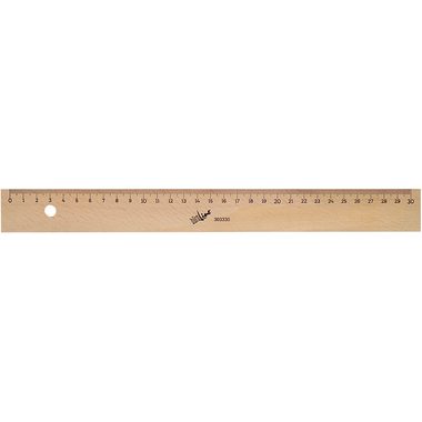 BÜROLINE, B&Uuml;ROLINE Holzmassstab 30cm 303330