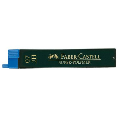 Faber-Castell, FABER-CASTELL Minen 2H 120712 0,7mm 12 St&uuml;ck