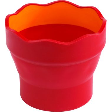 Faber-Castell, FABER-CASTELL Wasserbecher CLIC & GO 181517 rot, f&uuml;r Pinsel