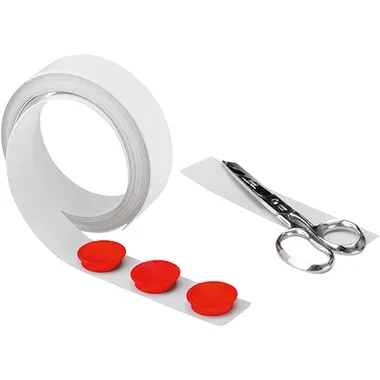 magnetoplan, MAGNETOPLAN Magnetband 5705105 weiss 5mx35mm