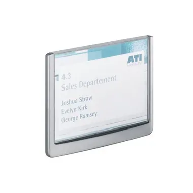 DURABLE, DURABLE T&uuml;rschild Click Sign 486137 graphit,Kunststoff 149x105.5mm