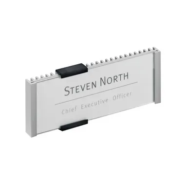 DURABLE, DURABLE Informationsschild Aluminium, Acrylglas 14,9 x 5,3 cm