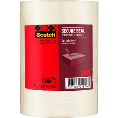 Scotch, SCOTCH Verpackungsband 50mmx66m HV5066T3T transparent 3 Rollen