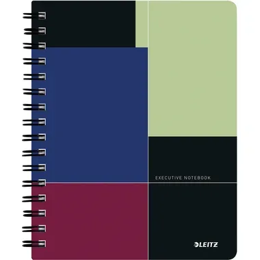 Leitz, LEITZ Collegeblock Executive PP A5 44560000 farbig kariert