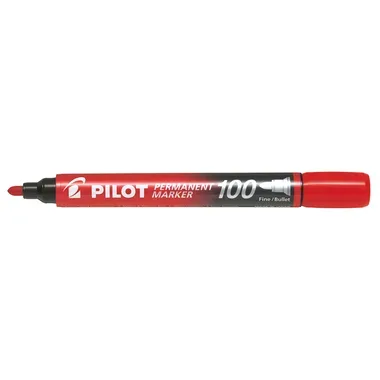 Pilot, PILOT Permanent Marker 100 1mm SCA-100-R Rundspitze rot