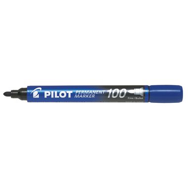 Pilot, PILOT Permanent Marker 100 1mm SCA-100-L Rundspitze blau