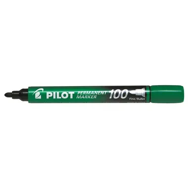 Pilot, PILOT Permanent Marker 100 1mm SCA-100-G Rundspitze gr&uuml;n