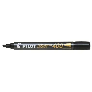 Pilot, PILOT Permanent Marker 400 4mm SCA-400-B Keilspitze schwarz