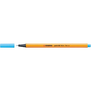 STABILO, STABILO Fineliner Point 88 88/031 neonblau